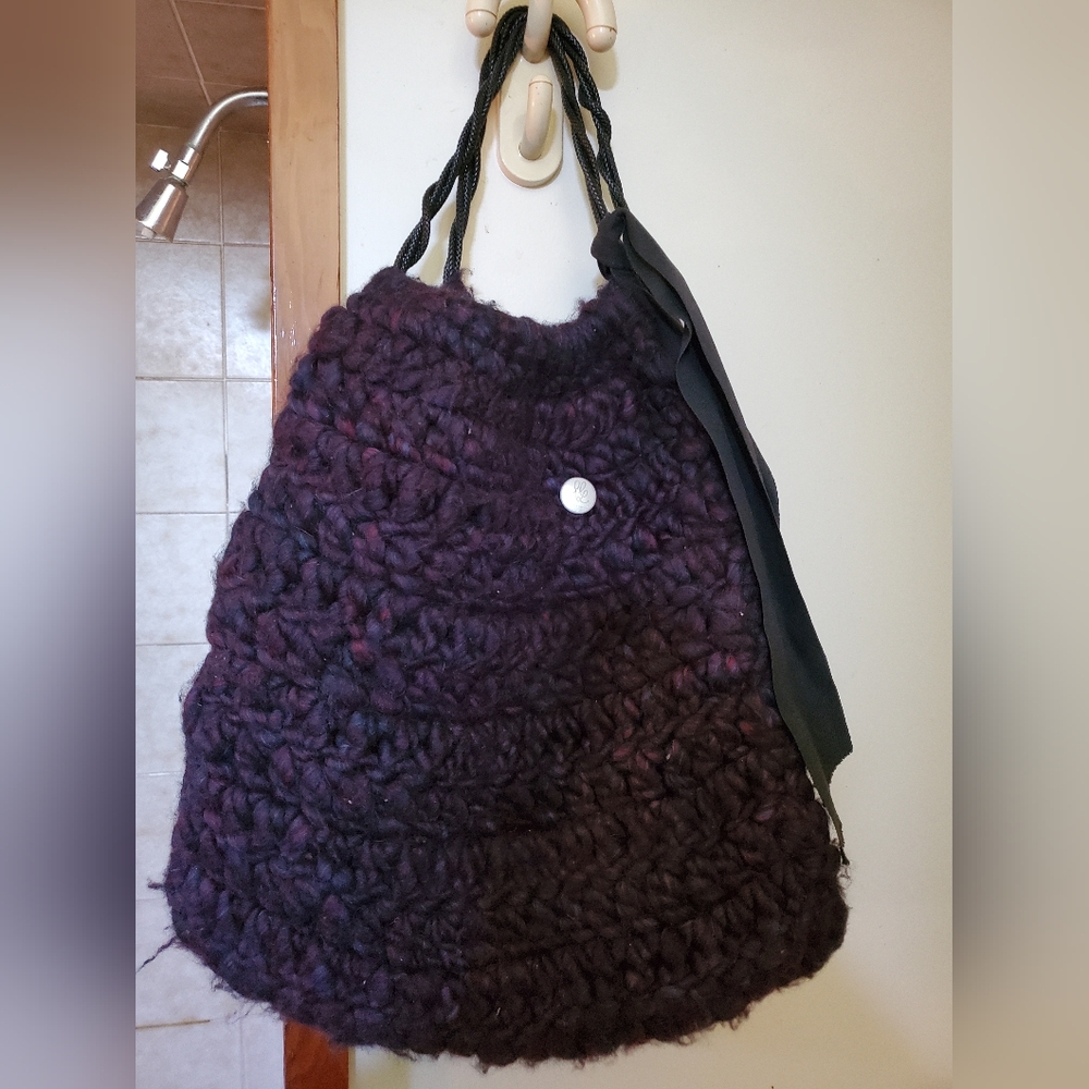 Super chunky knit large Mischa Lampert bag